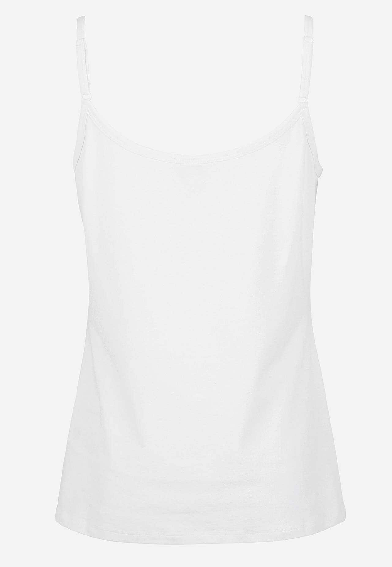 Singlet i myk, økologisk bomull 2-pack