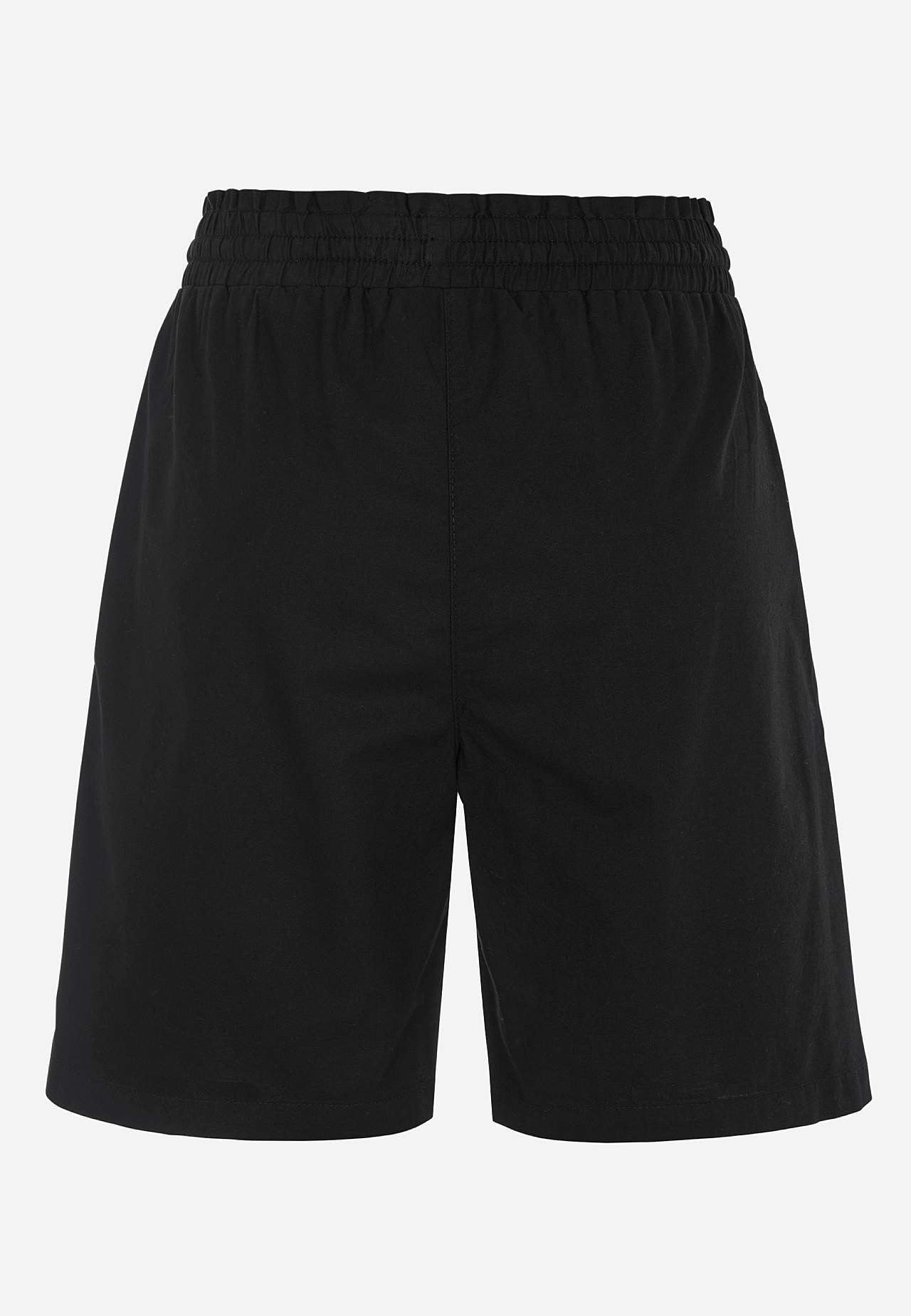 Shorts i vasket bomull