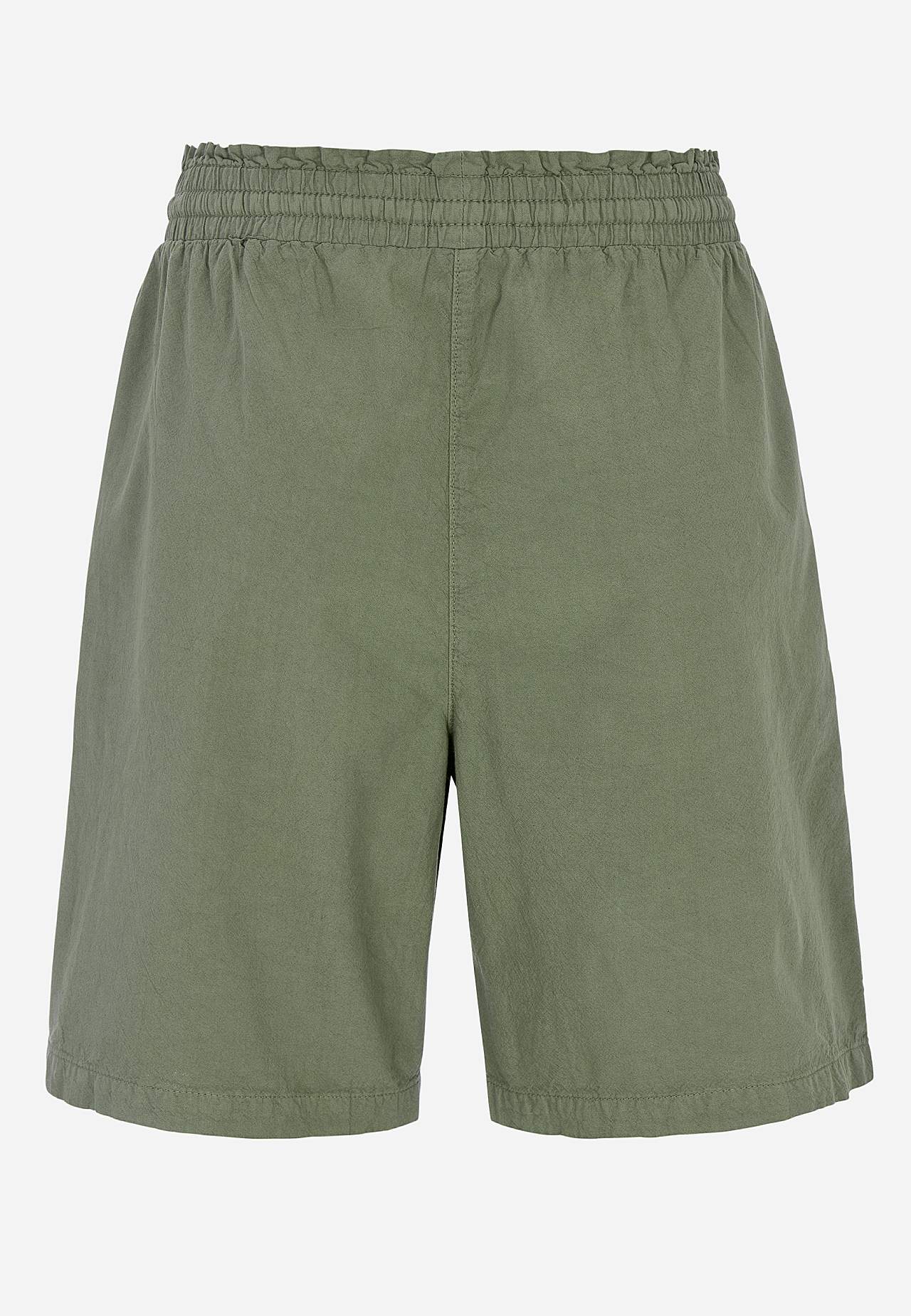 Shorts i vasket bomull