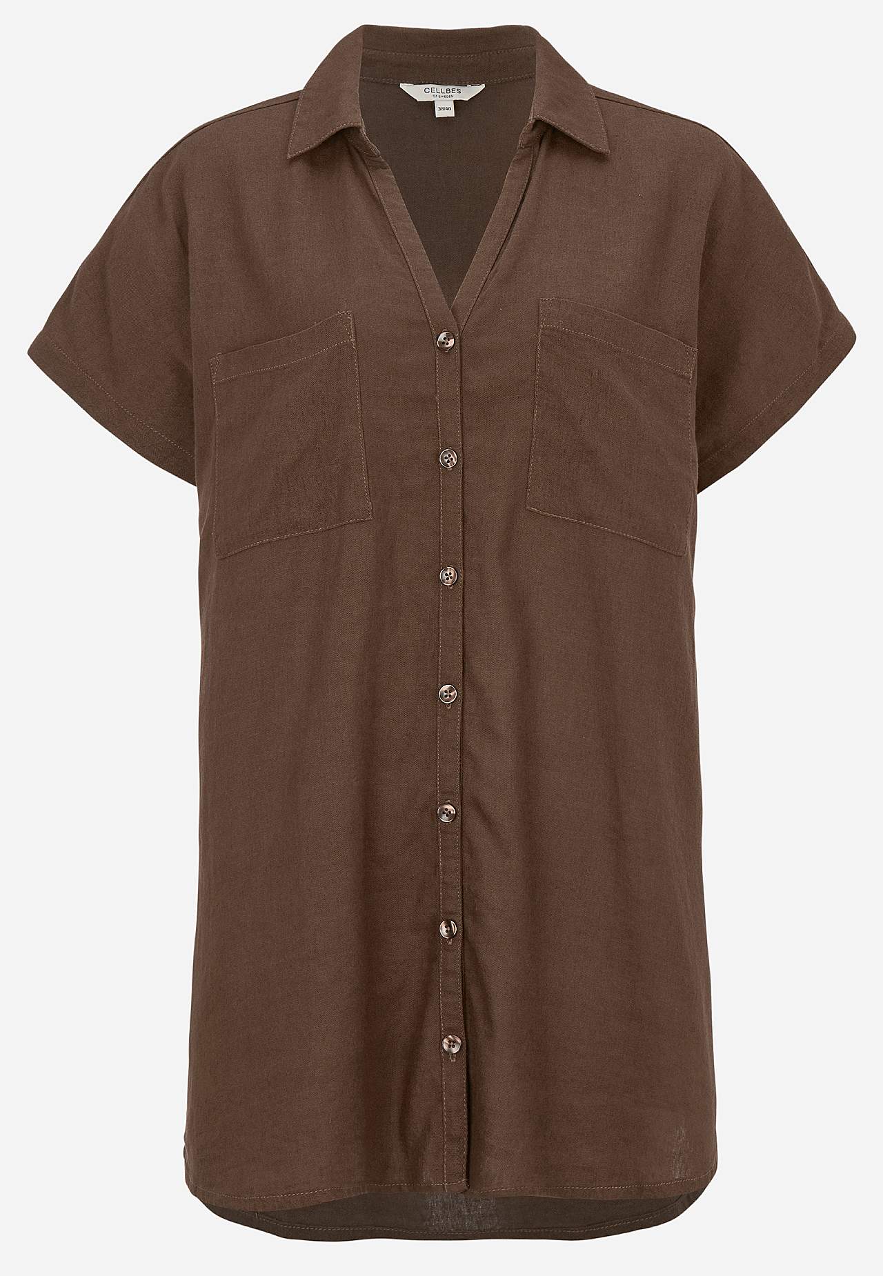 Tunika i lin med lommer