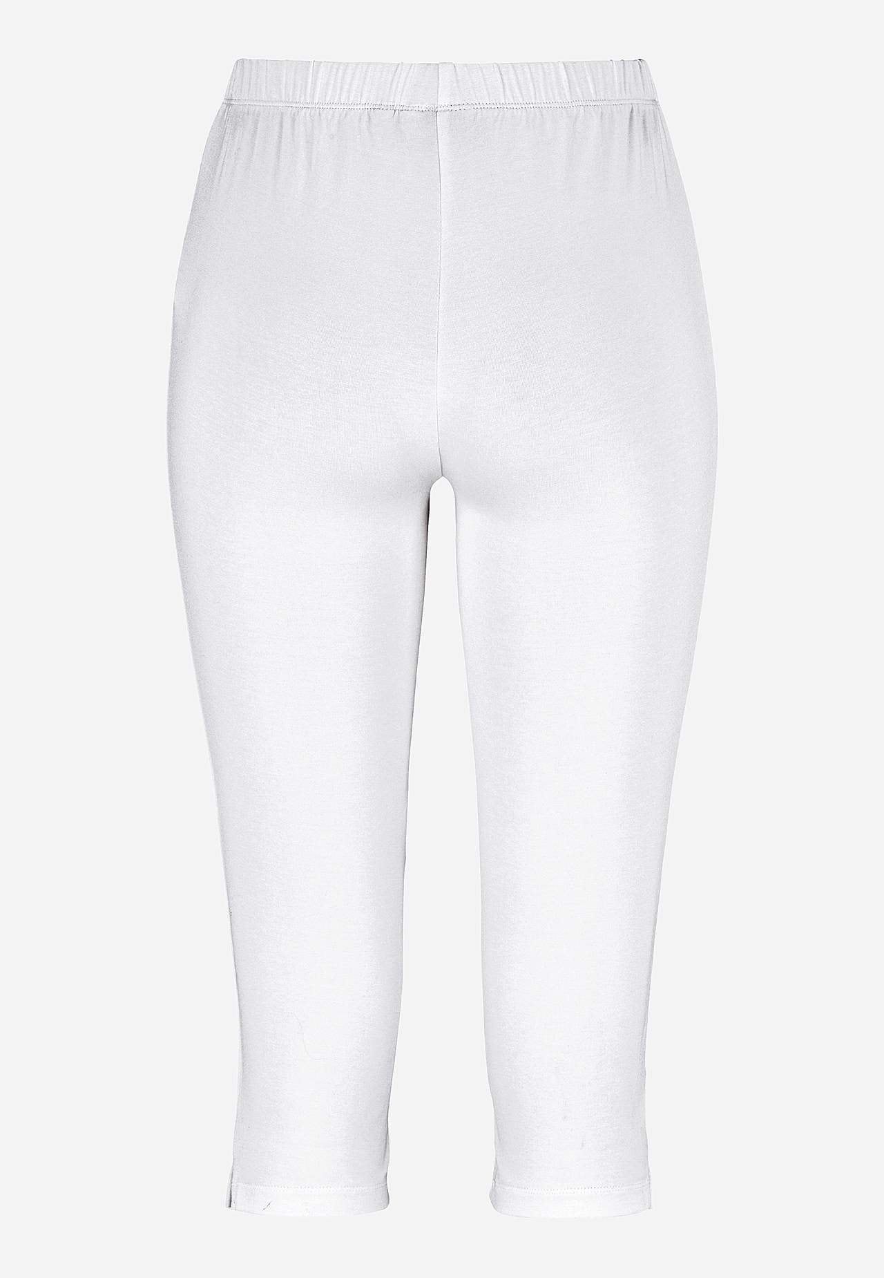 Caprileggings med sidesplitter