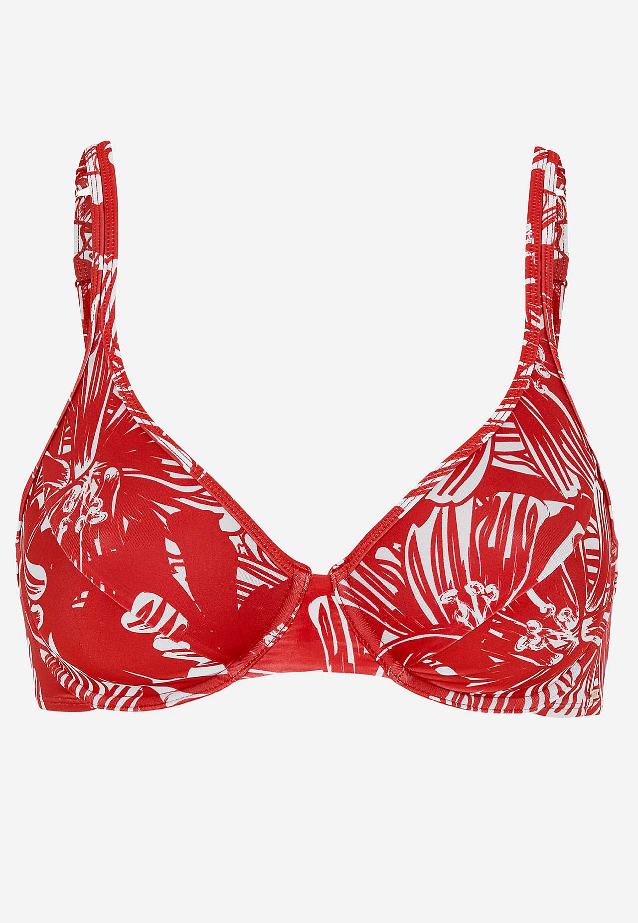 Mønstret, uten polstring bikini BH