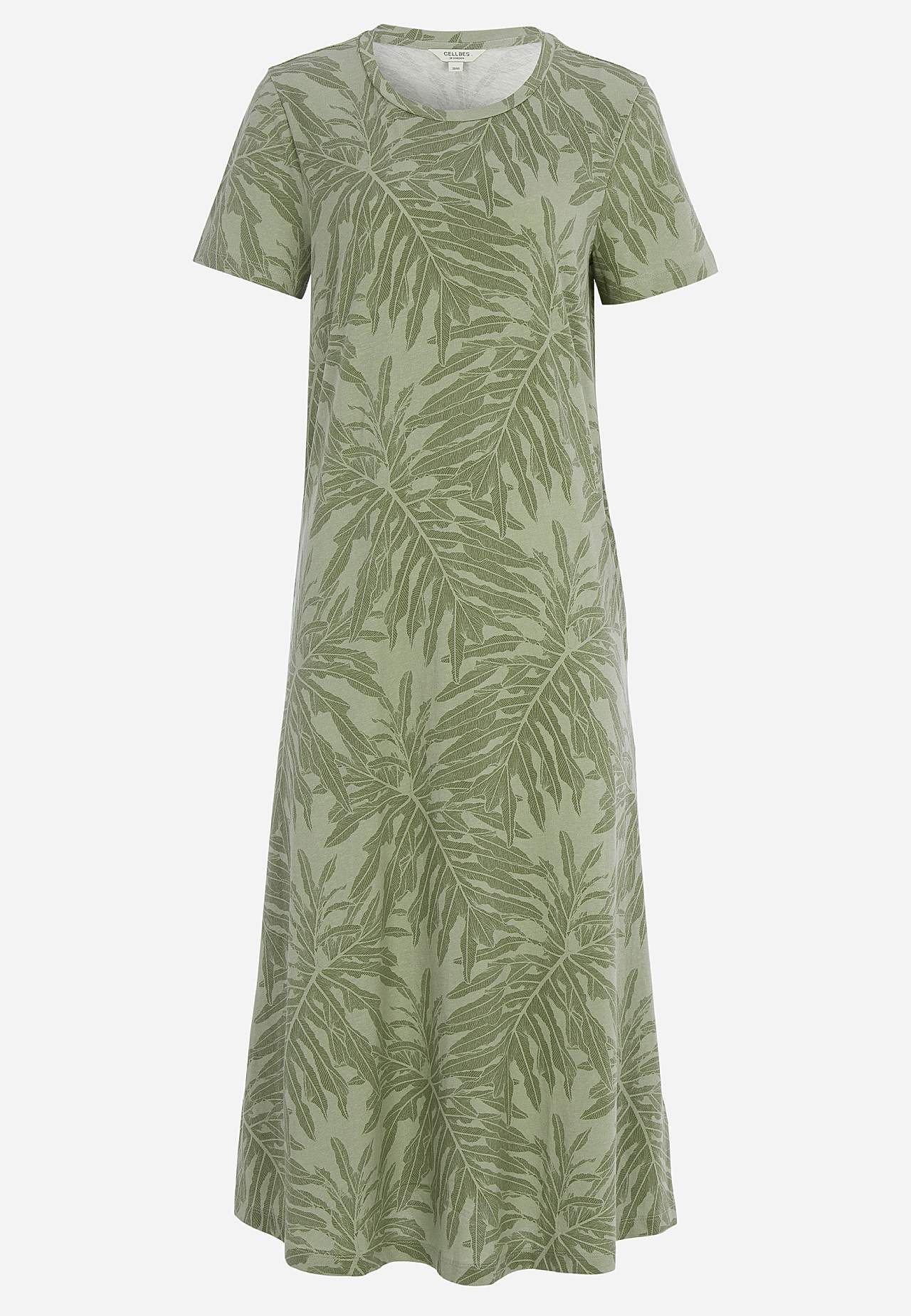 Kjole i organisk bomull med lommer