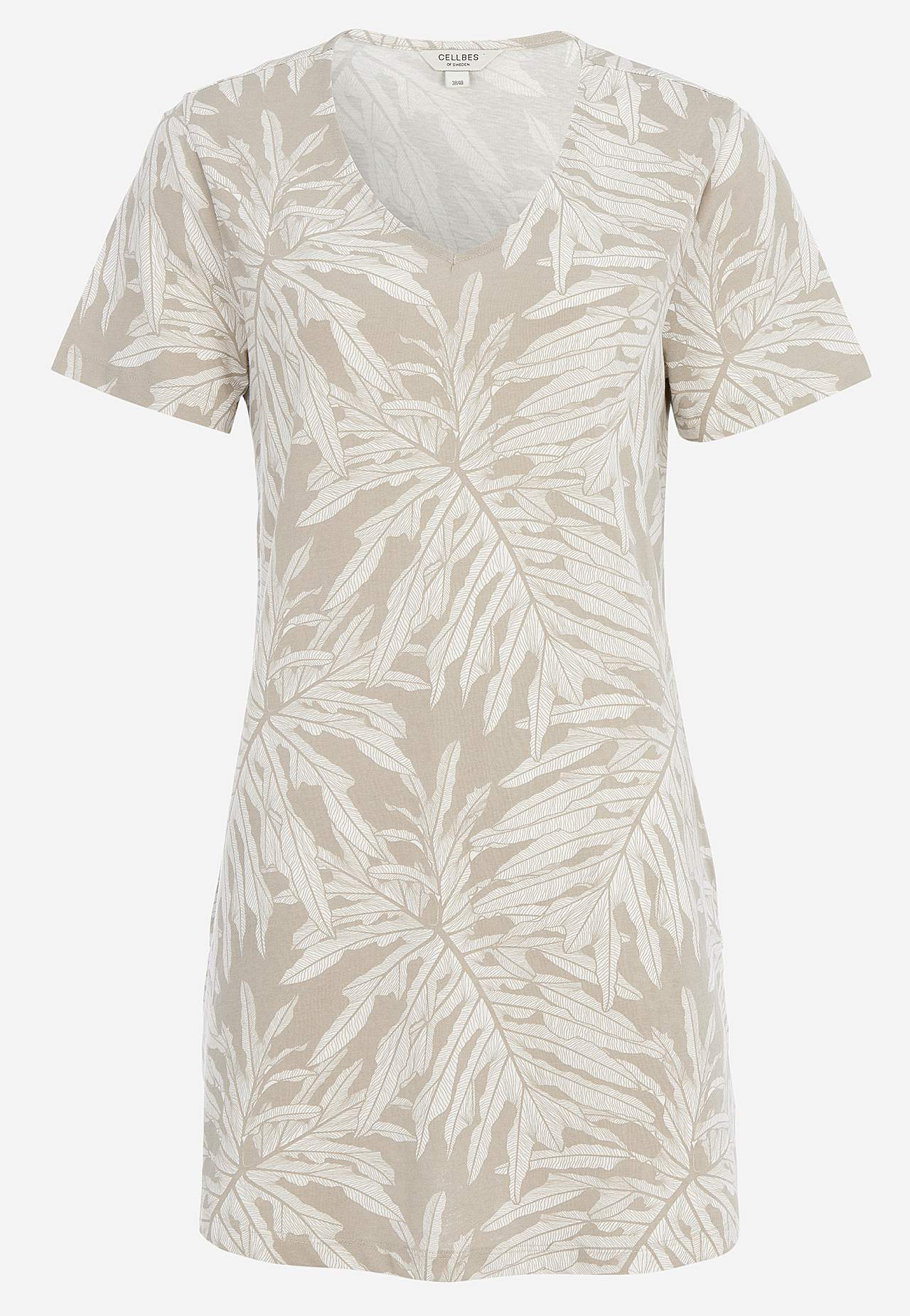 Tunikatopp i organisk bomull med lommer