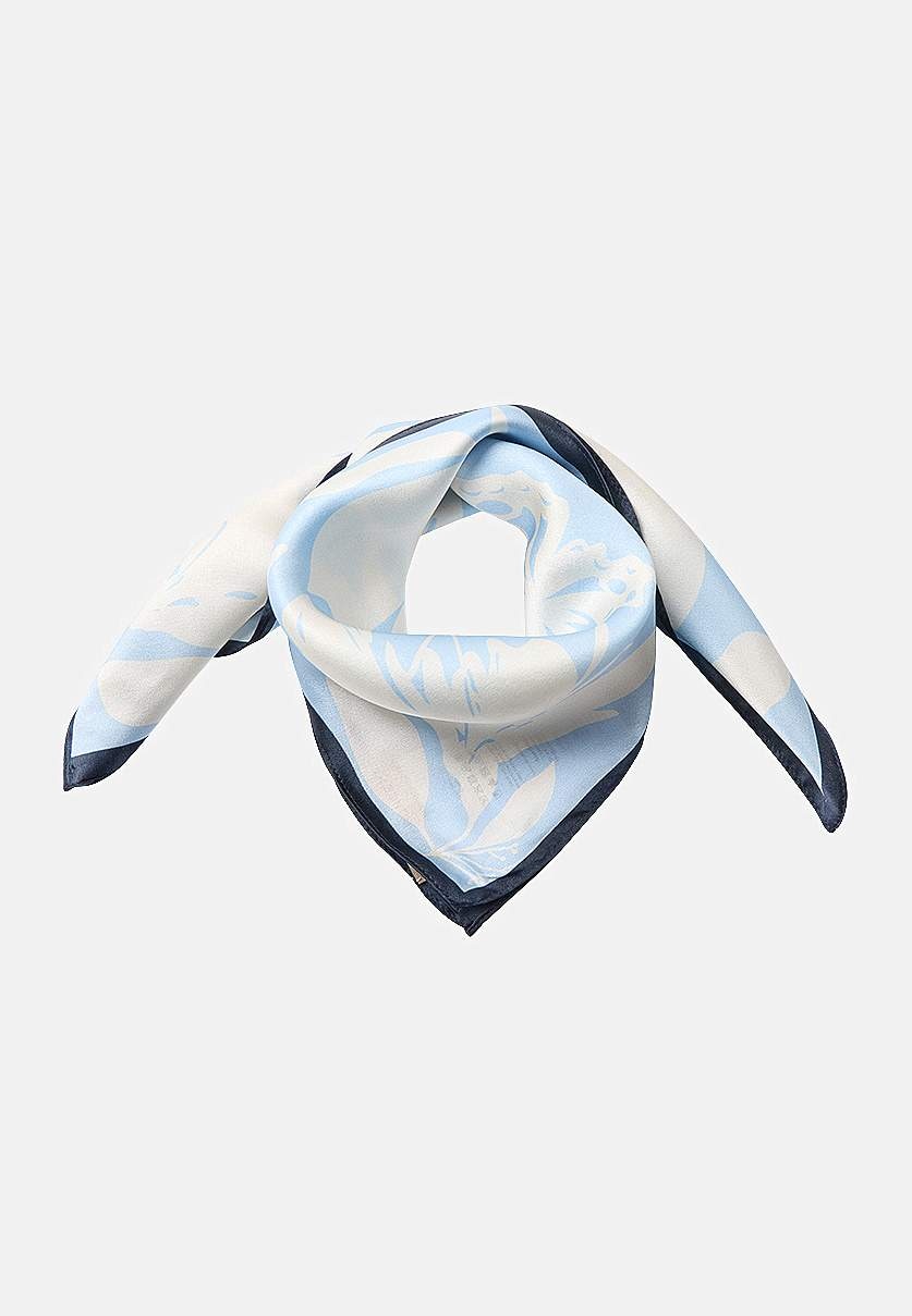 Mønstret silkeskjerf