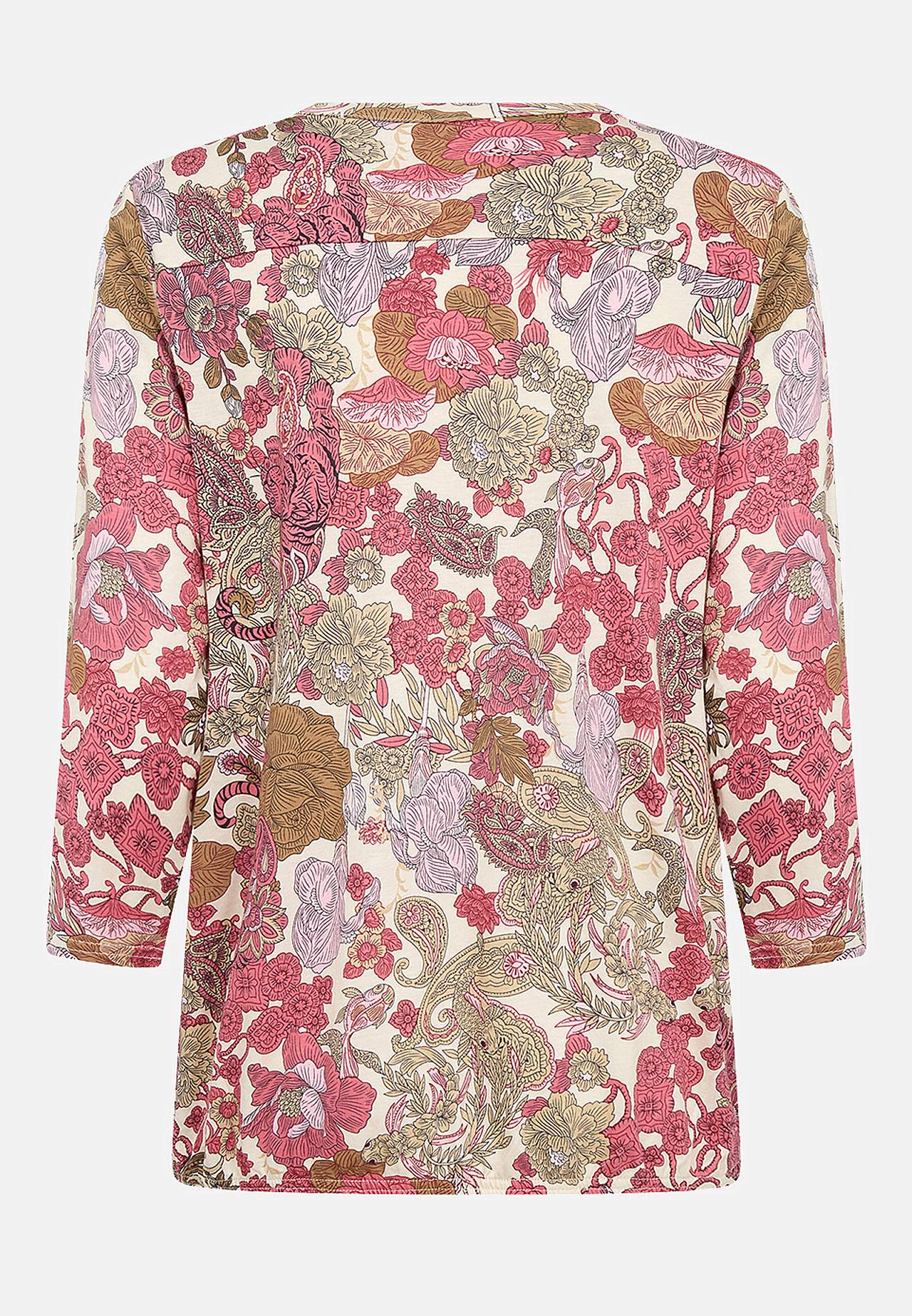 Mønstret jerseytopp