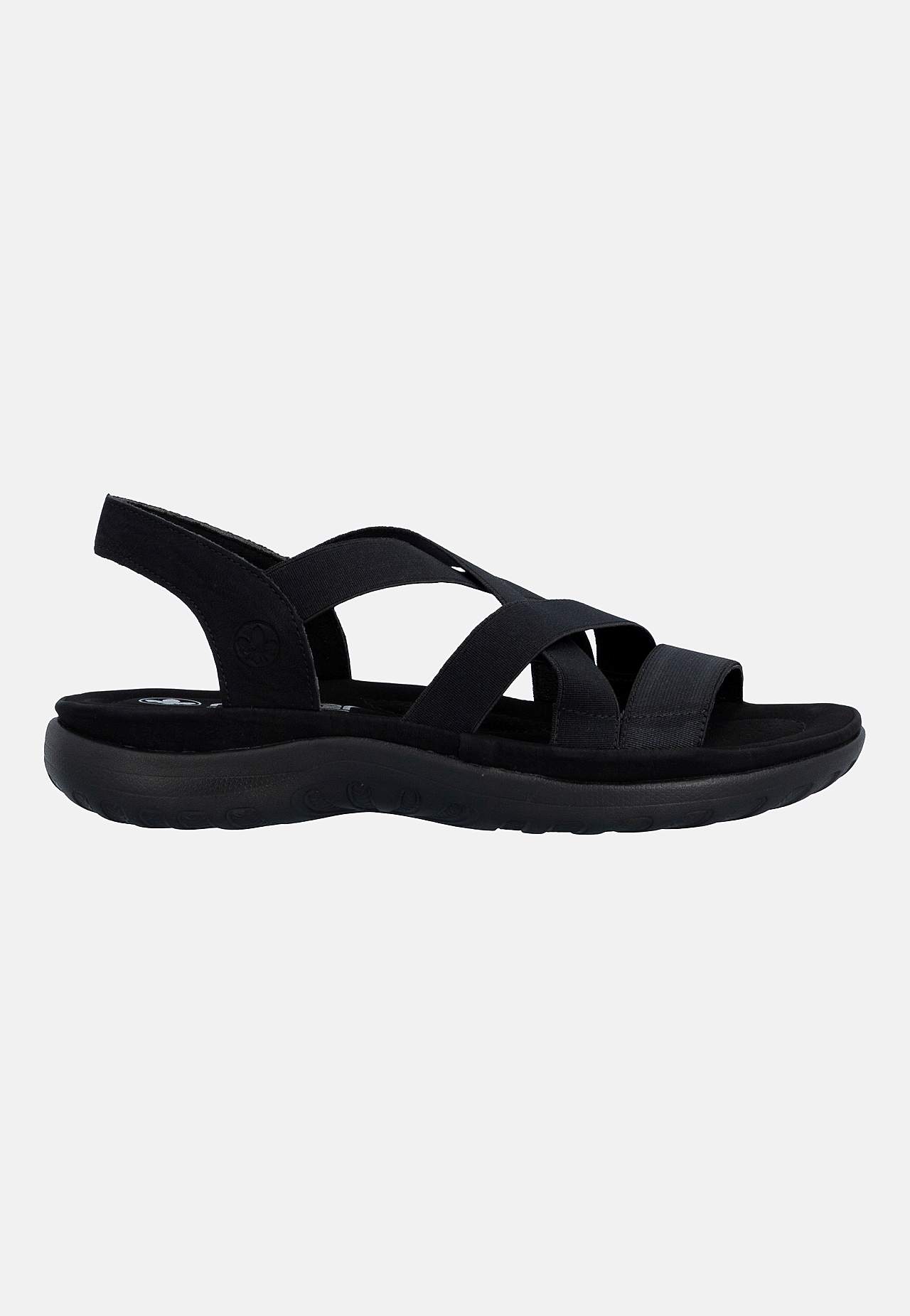 Sandal med elastiske stropper