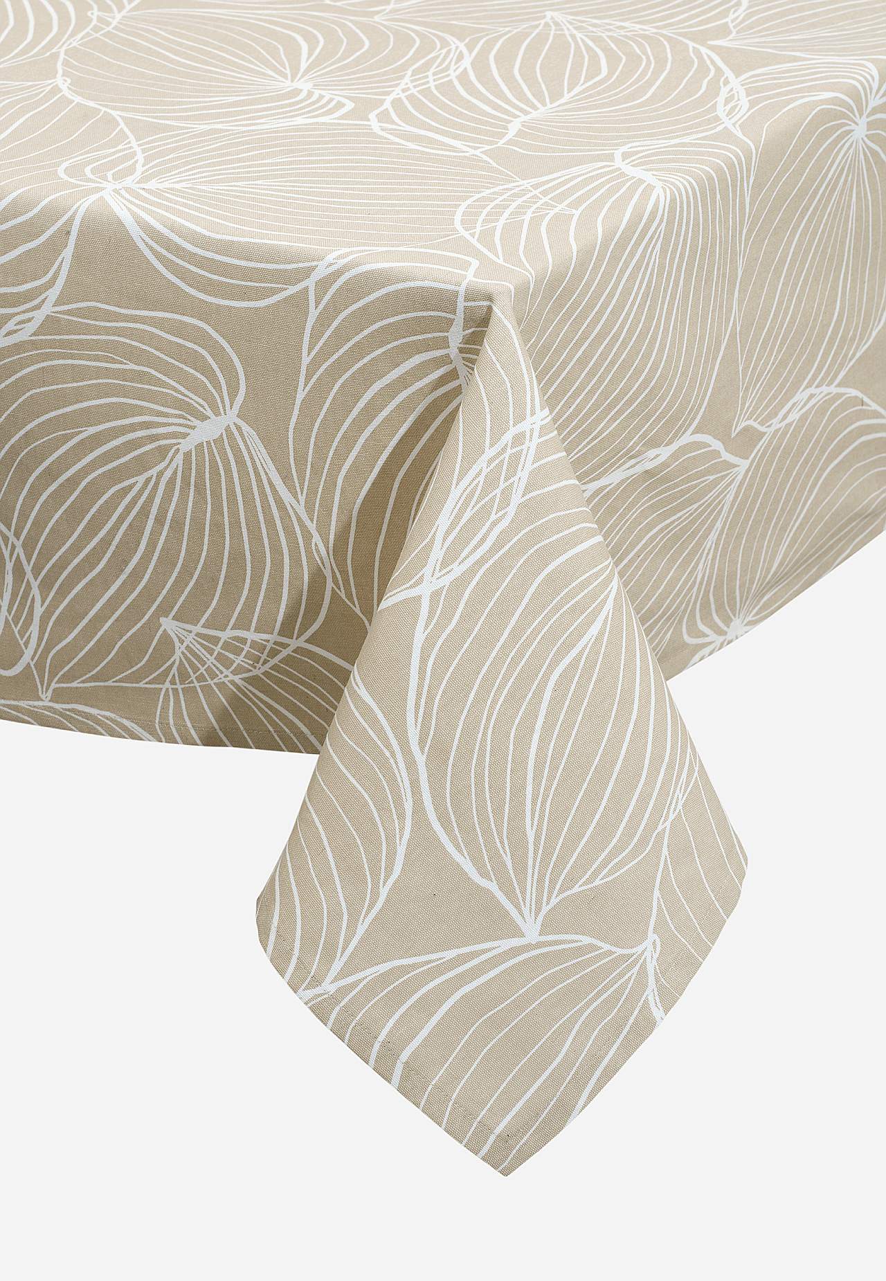 Bladmønstret, stilren duk
