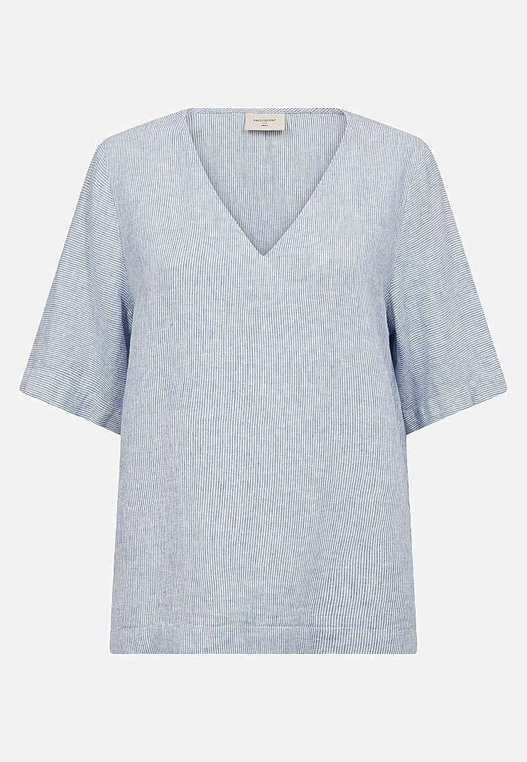 Stripete linbluse