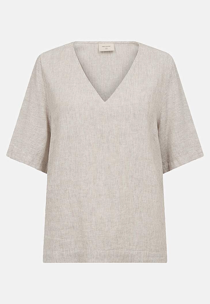 Stripete linbluse