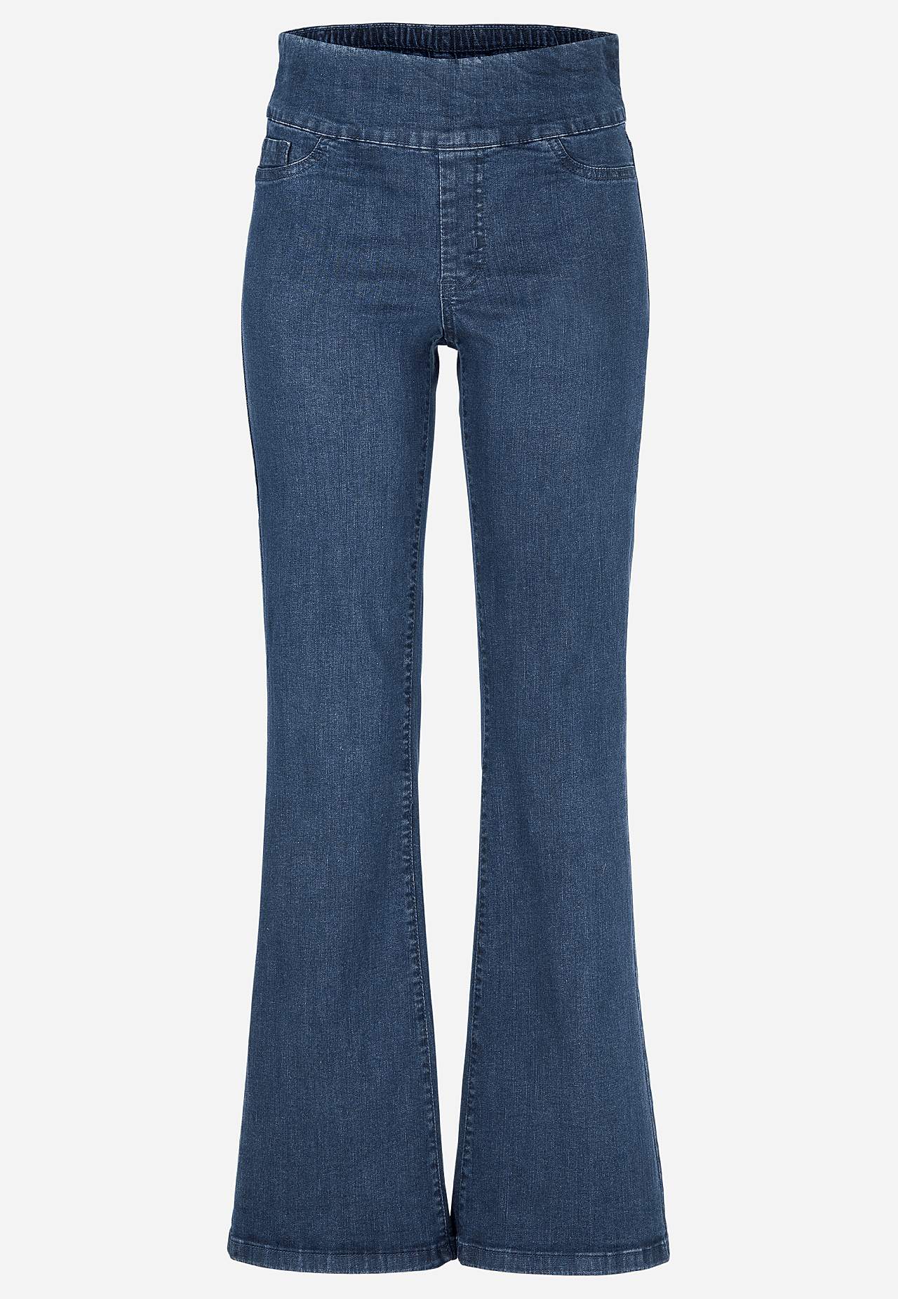 Stretchy, bootcut jeggings - to lengder