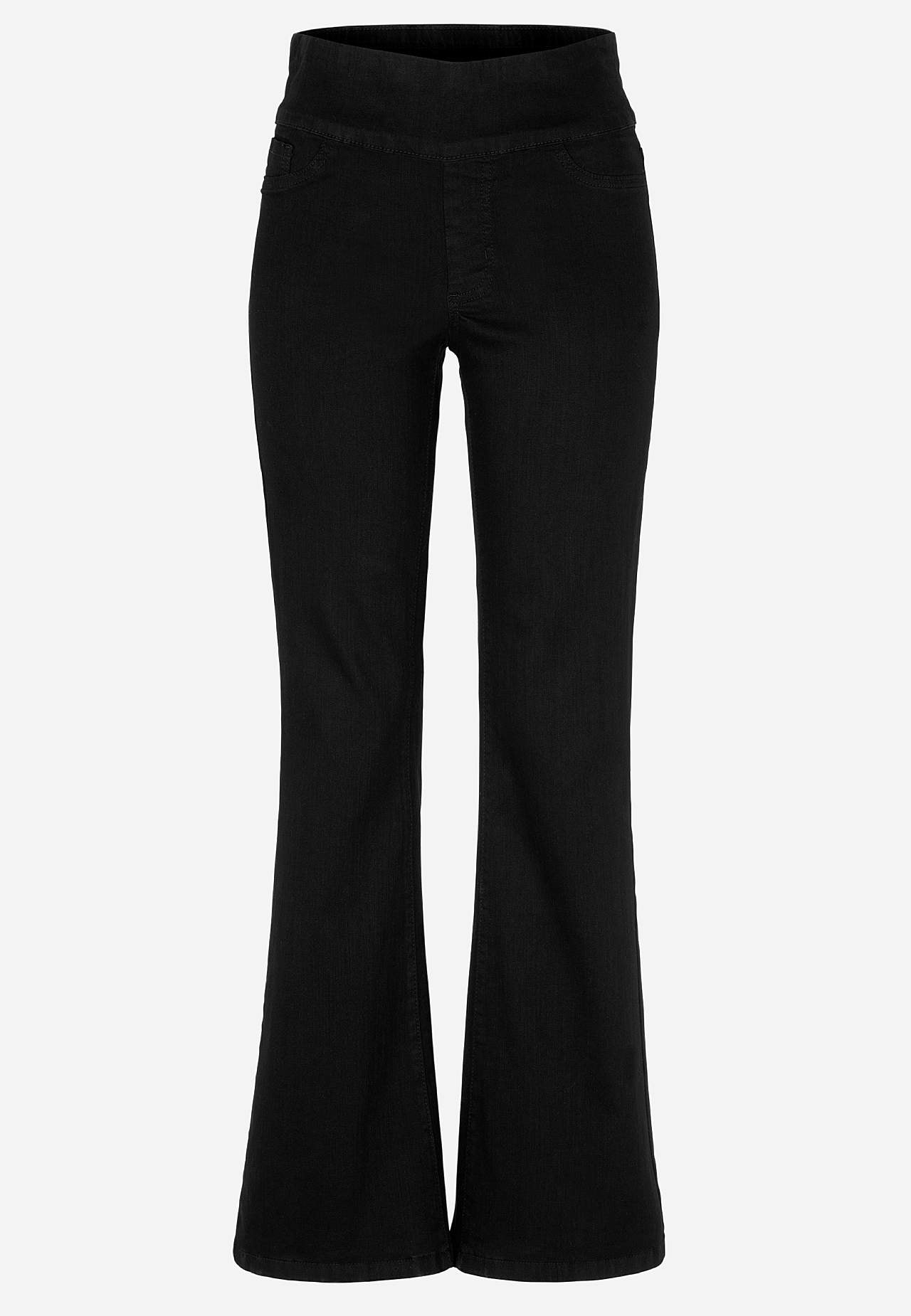Stretchy, bootcut jeggings - to lengder