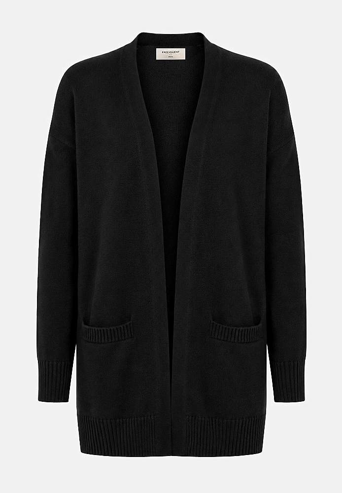 Finstrikket cardigan