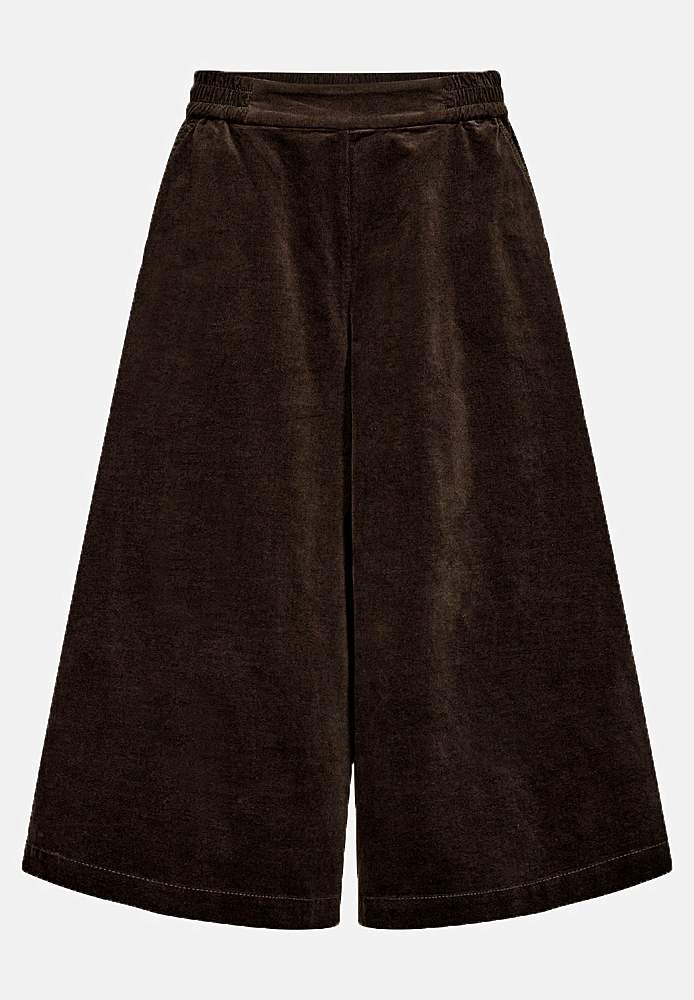 Culottebukse i supermyk cord