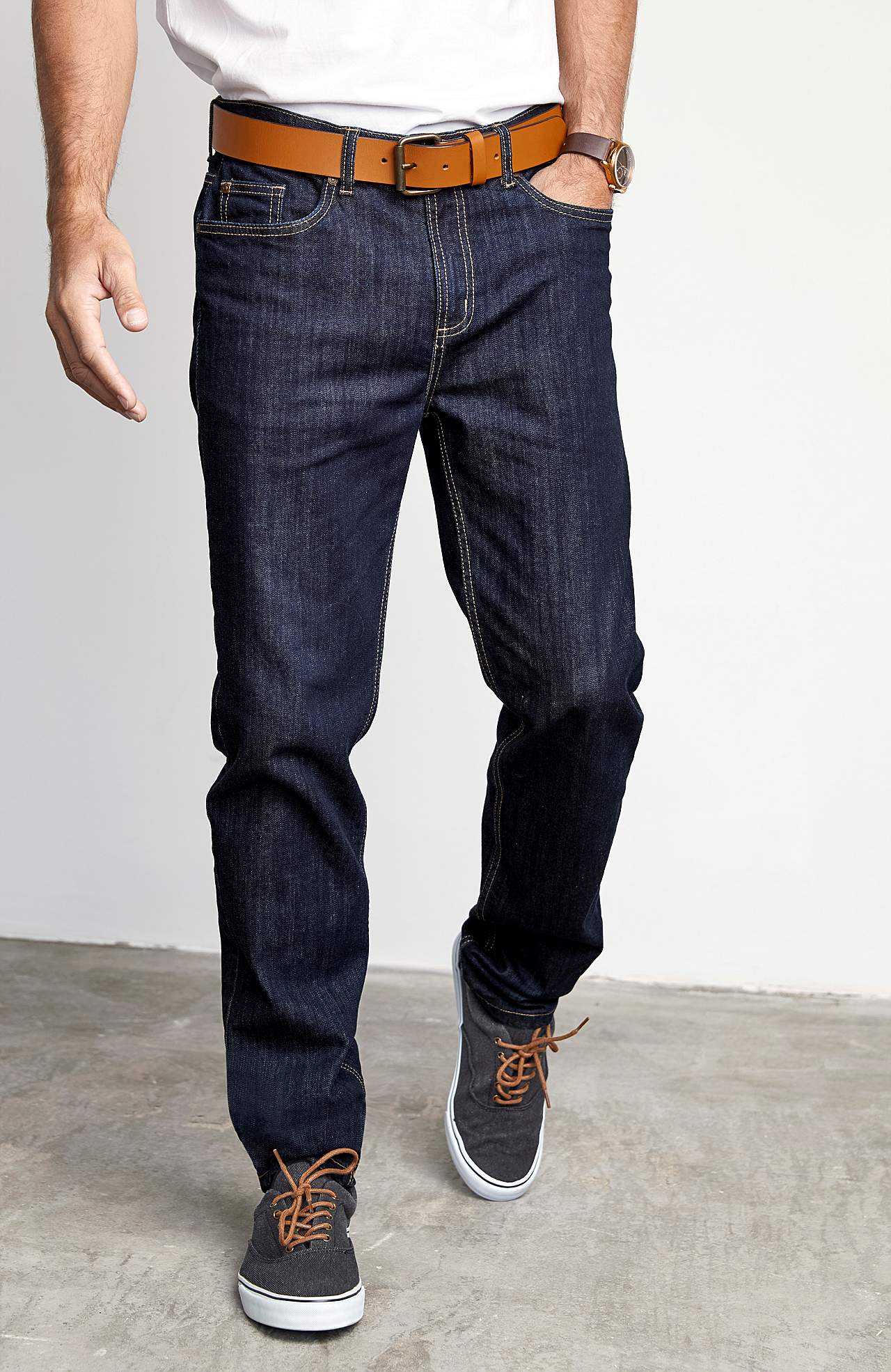 Rette jeans med stretch