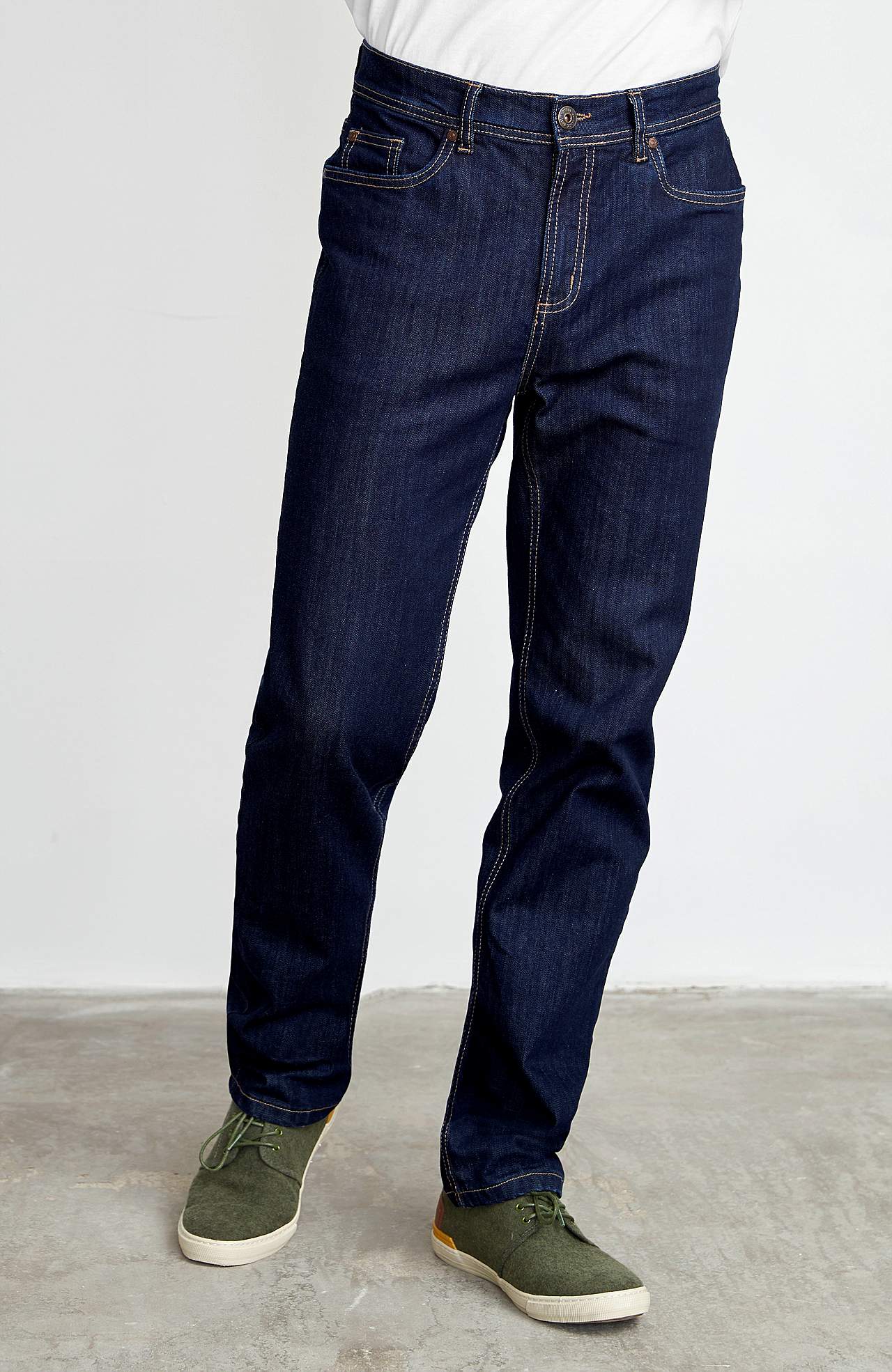 Rette jeans med stretch